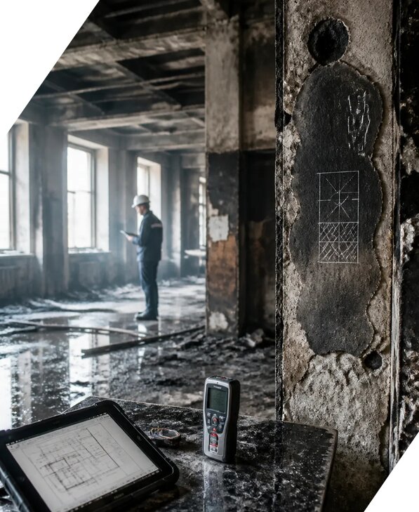 Обследование зданий после пожара в Альметьевске от 15570 р. | ЭкспертизаРоссия